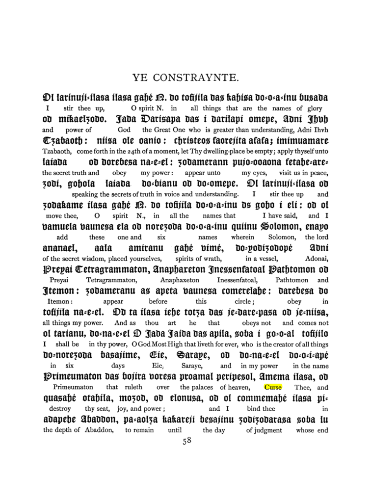Original scan of The Goetia, PDF page 74