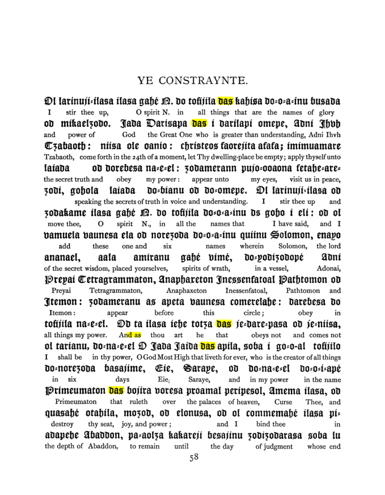 Original scan of The Goetia, PDF page 74