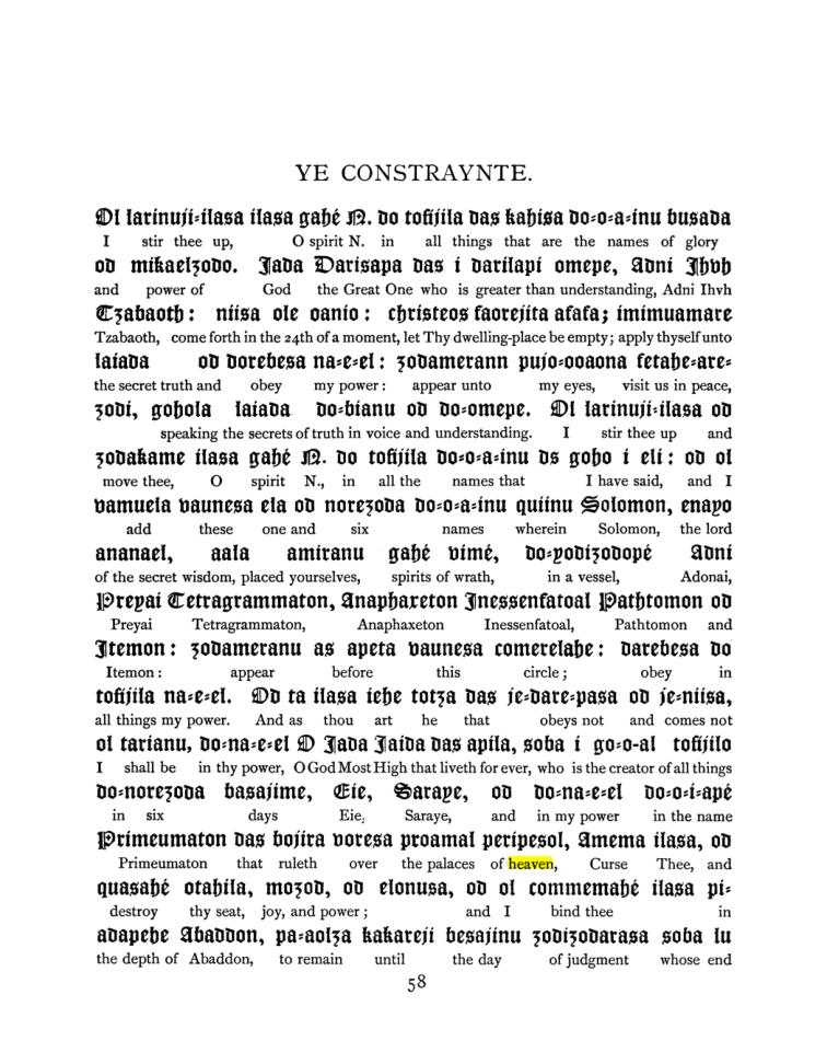 Original scan of The Goetia, PDF page 74