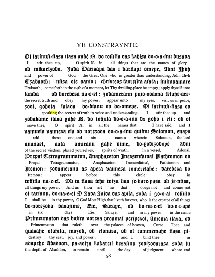 Original scan of The Goetia, PDF page 74