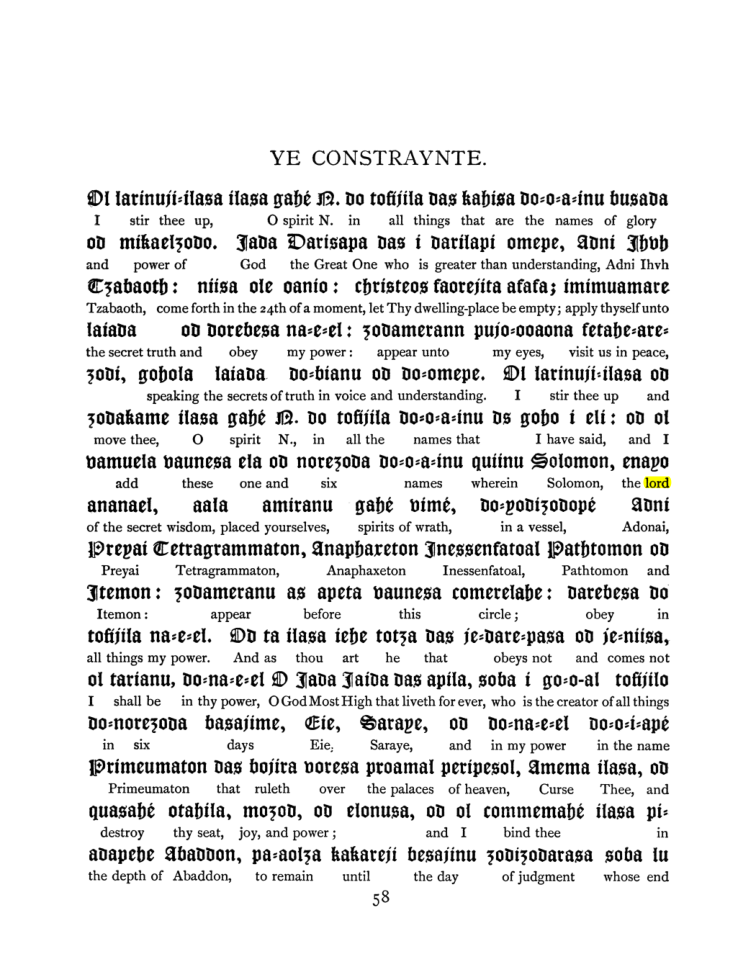 Original scan of The Goetia, PDF page 74