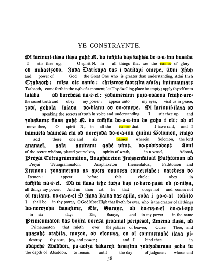 Original scan of The Goetia, PDF page 74