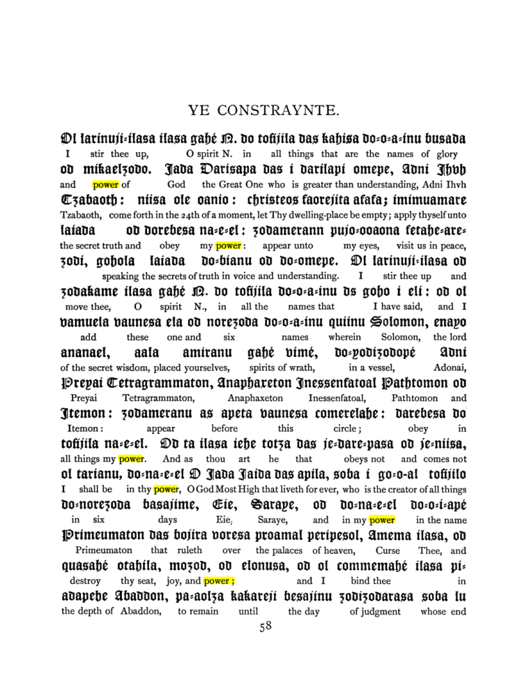 Original scan of The Goetia, PDF page 74