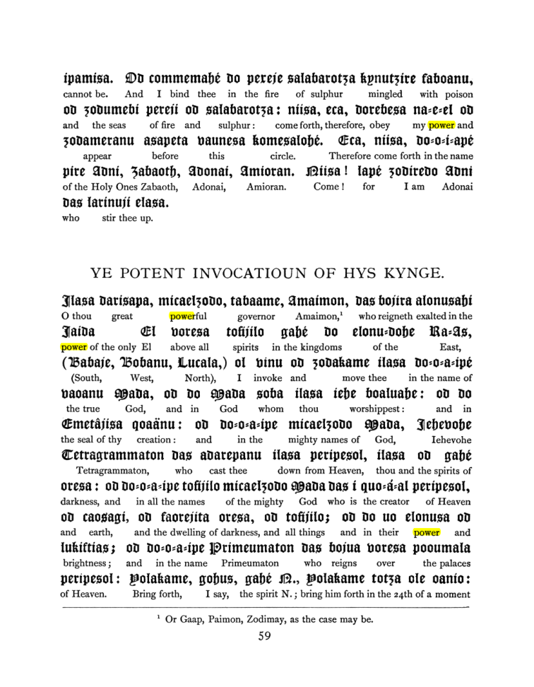 Original scan of The Goetia, PDF page 75