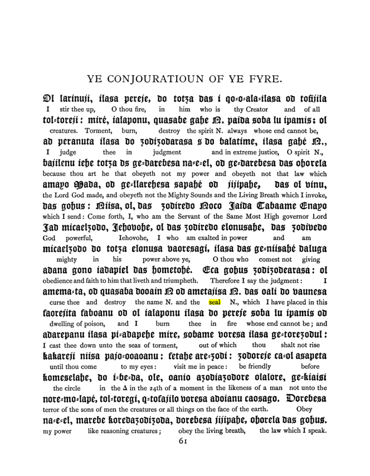 Original scan of The Goetia, PDF page 77