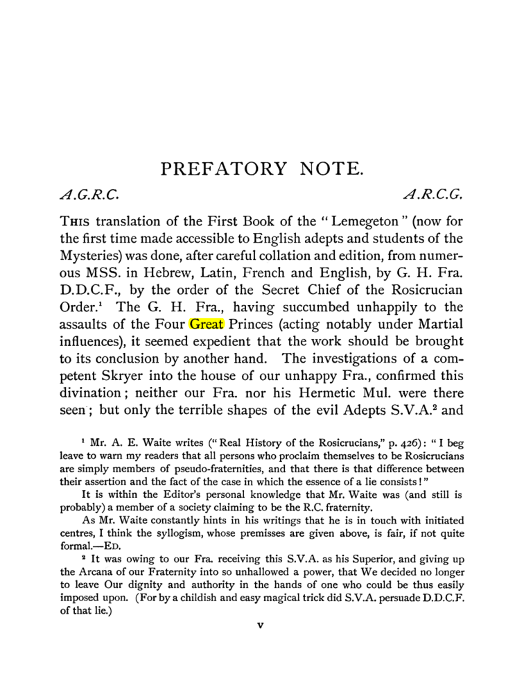 Original scan of The Goetia, PDF page 9