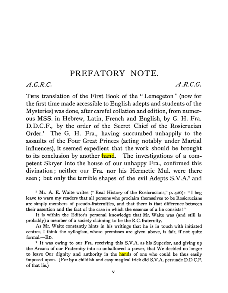Original scan of The Goetia, PDF page 9