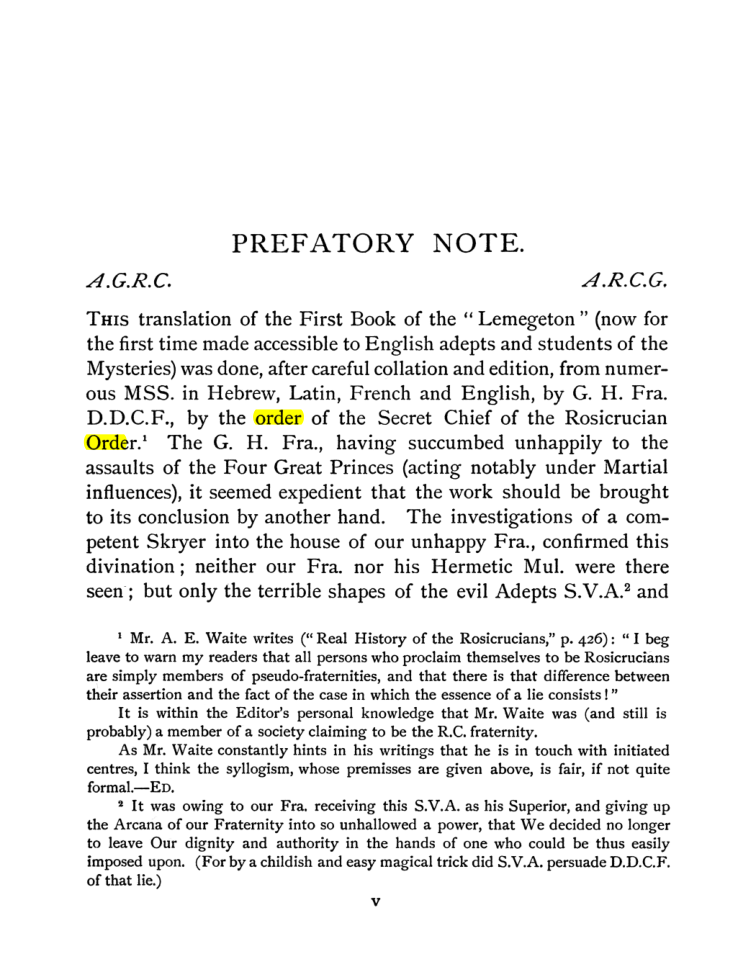 Original scan of The Goetia, PDF page 9