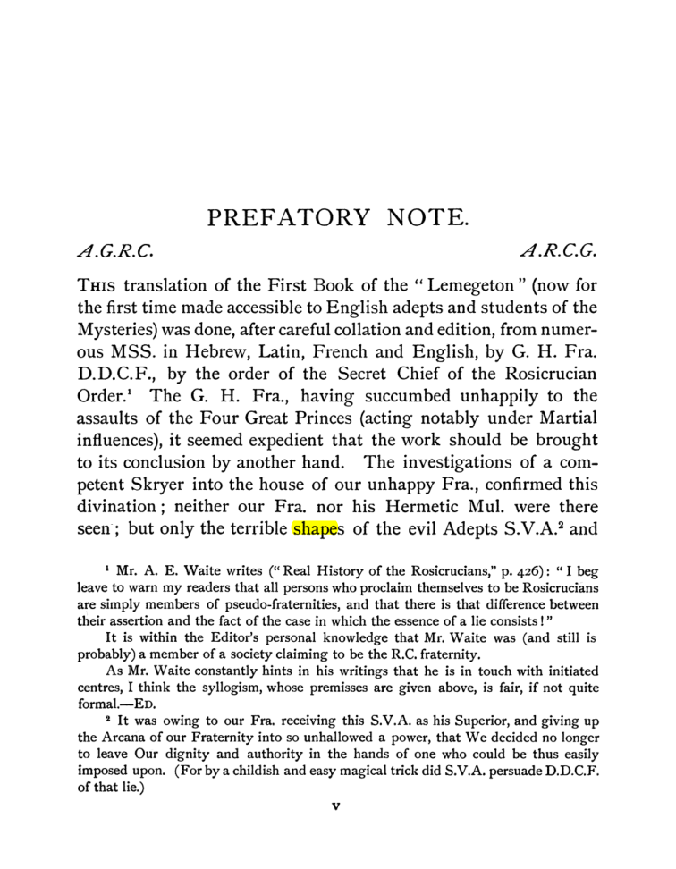 Original scan of The Goetia, PDF page 9