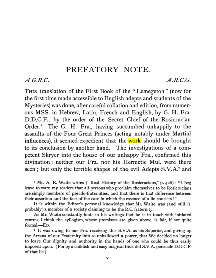 Original scan of The Goetia, PDF page 9