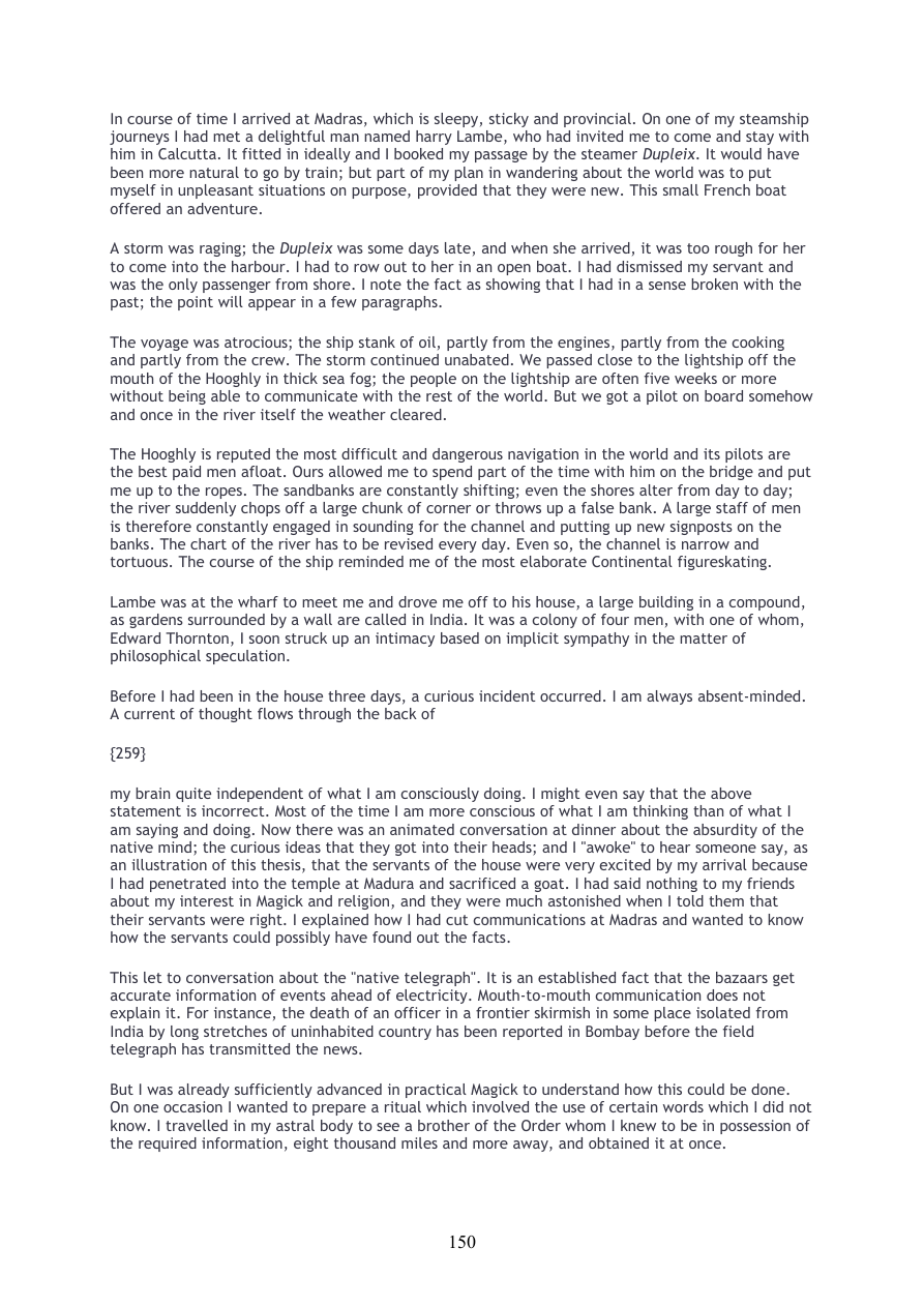 Original scan of Confessions of Aleister Crowley, PDF page 150