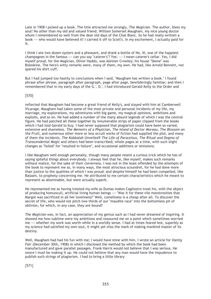Original scan of Confessions of Aleister Crowley, PDF page 353
