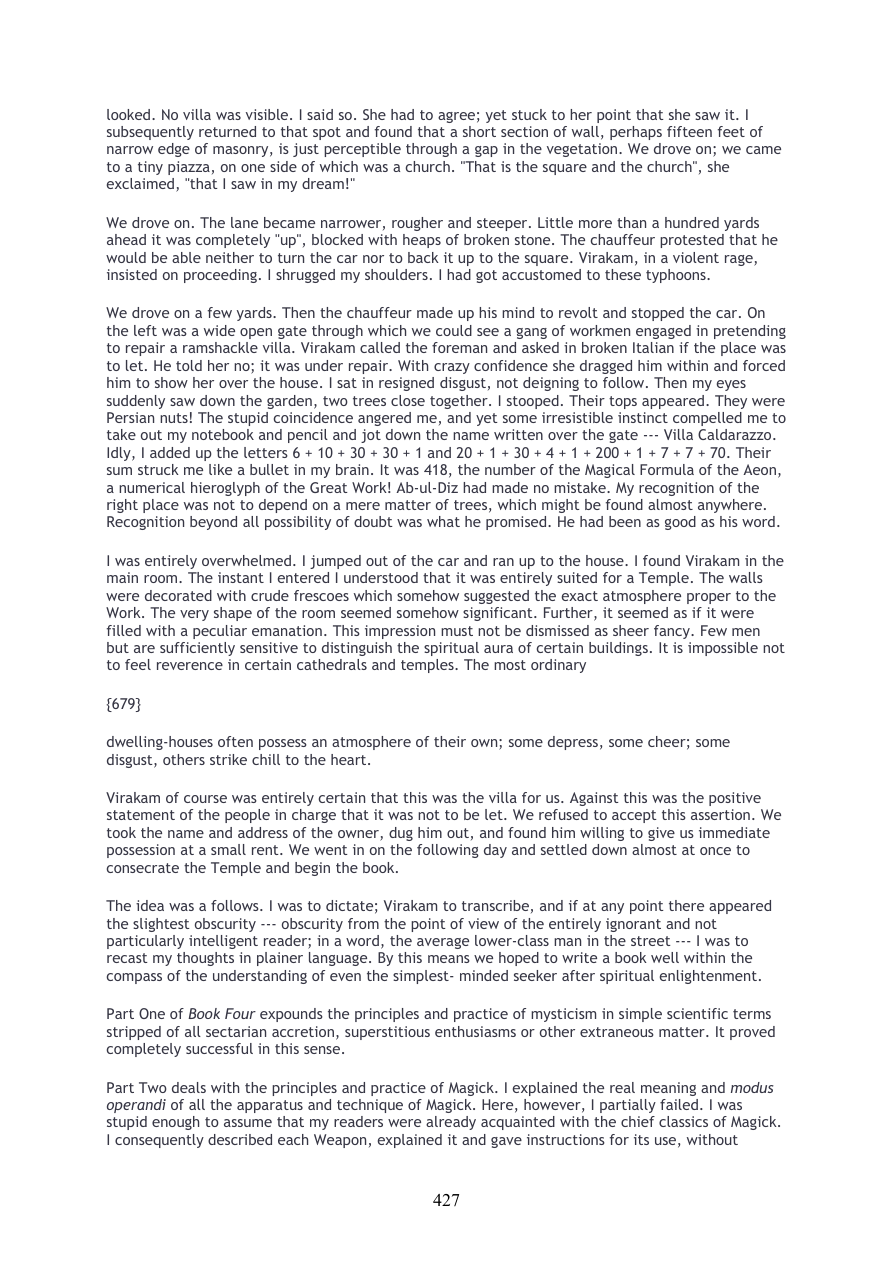 Original scan of Confessions of Aleister Crowley, PDF page 427