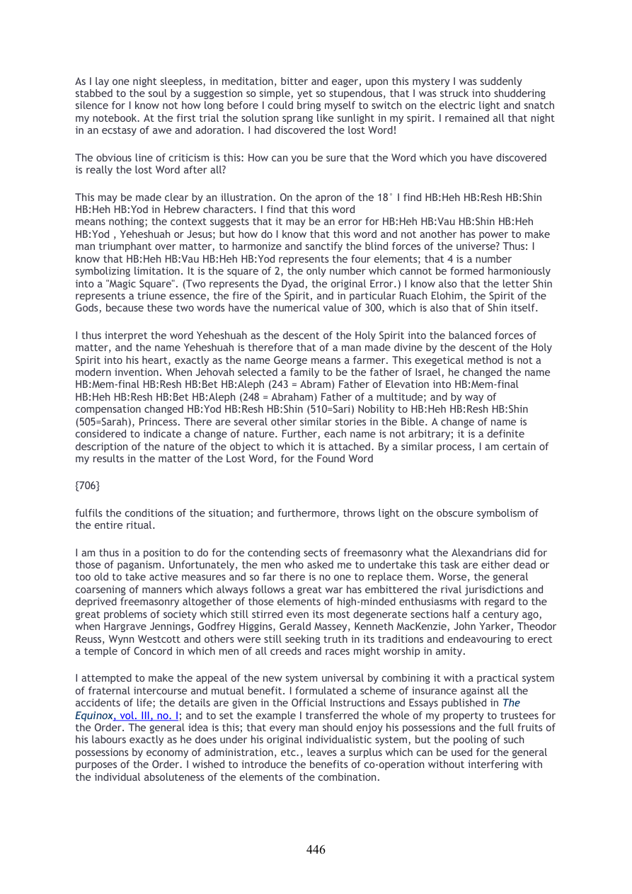 Original scan of Confessions of Aleister Crowley, PDF page 446