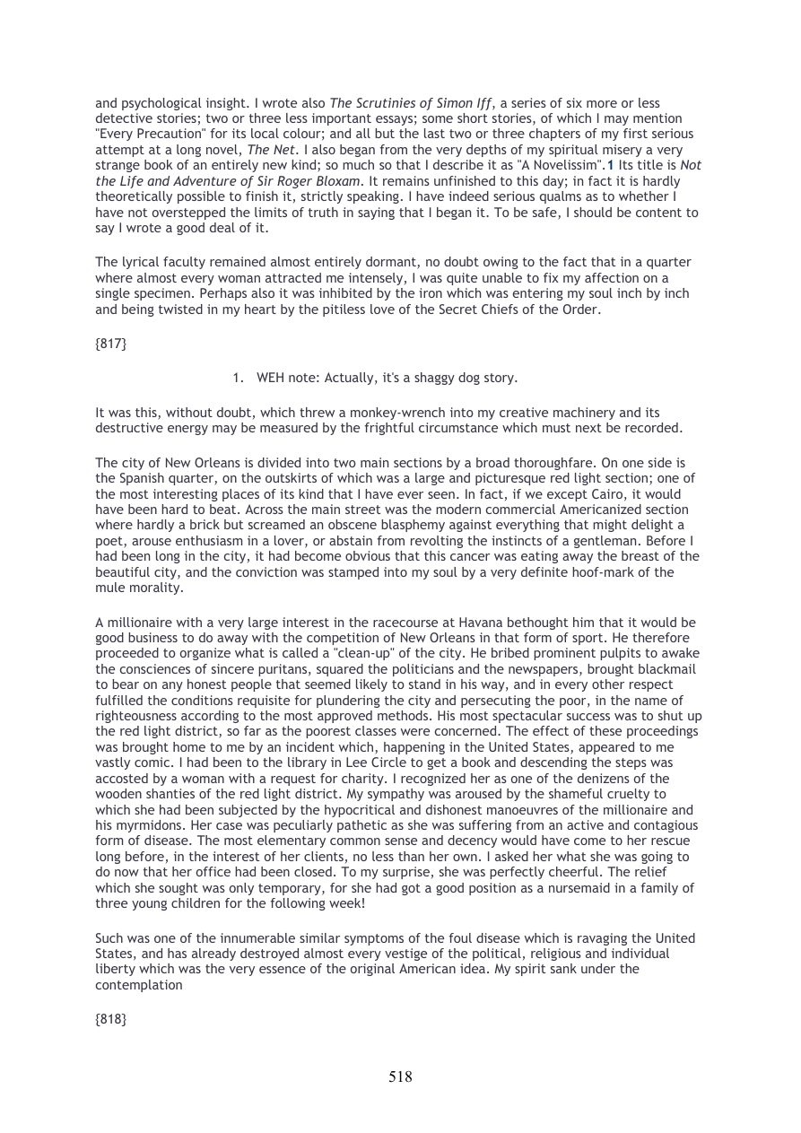 Original scan of Confessions of Aleister Crowley, PDF page 518