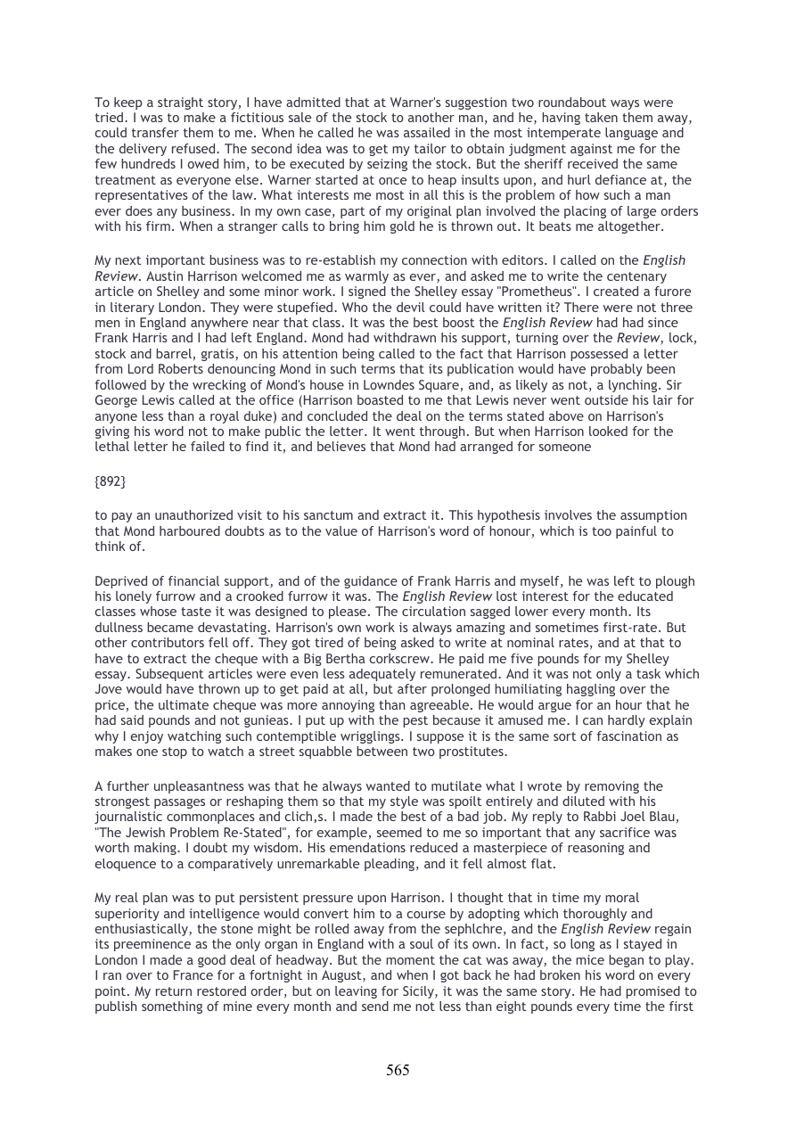 Original scan of Confessions of Aleister Crowley, PDF page 565