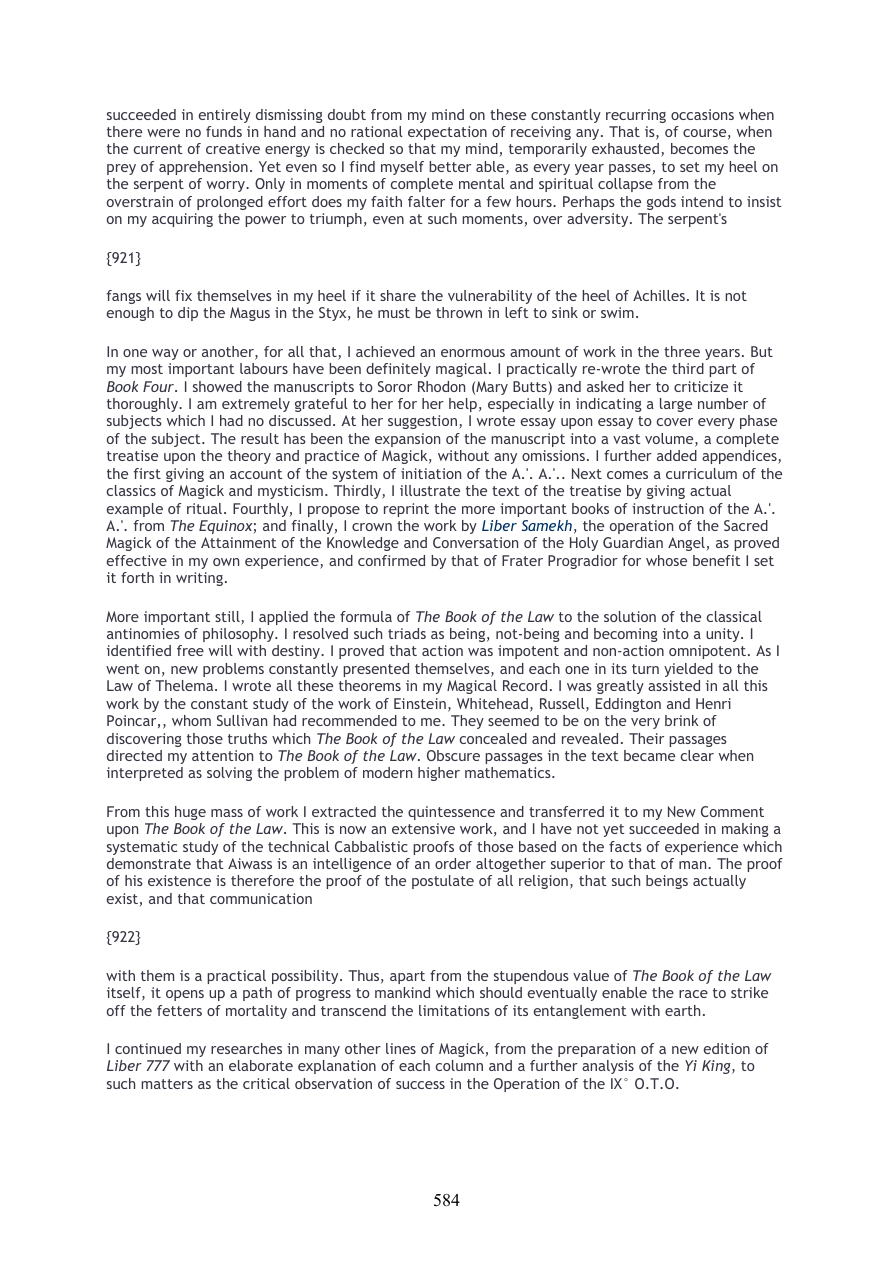 Original scan of Confessions of Aleister Crowley, PDF page 584