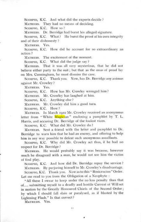 Original scan of The Rosicrucian Scandal, PDF page 11