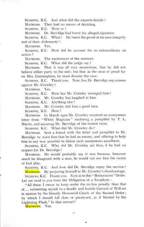 Original scan of The Rosicrucian Scandal, PDF page 11