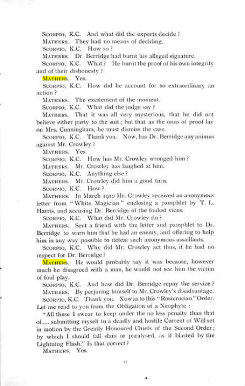 Original scan of The Rosicrucian Scandal, PDF page 11