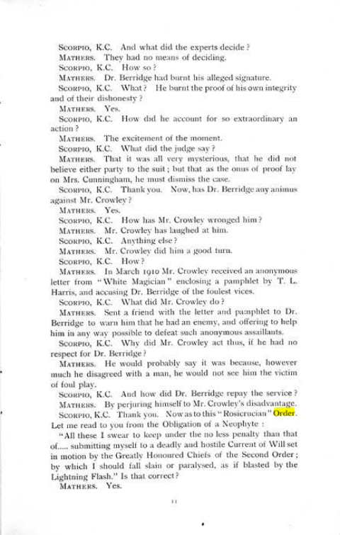 Original scan of The Rosicrucian Scandal, PDF page 11