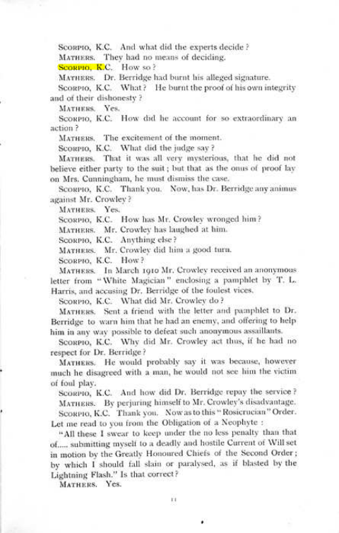 Original scan of The Rosicrucian Scandal, PDF page 11