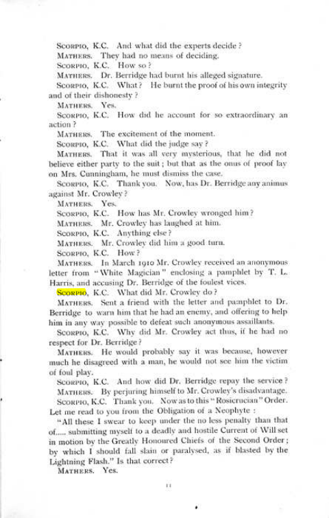 Original scan of The Rosicrucian Scandal, PDF page 11