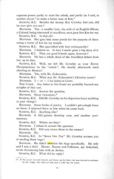 Original scan of The Rosicrucian Scandal, PDF page 14