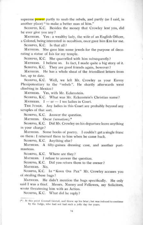 Original scan of The Rosicrucian Scandal, PDF page 14