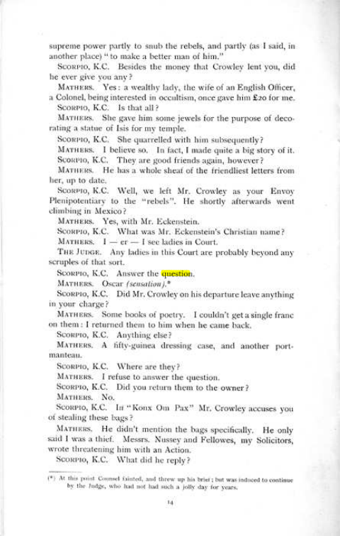 Original scan of The Rosicrucian Scandal, PDF page 14