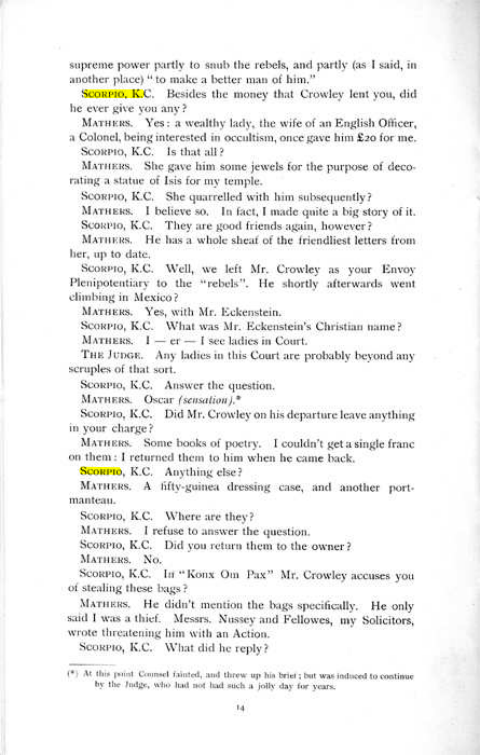 Original scan of The Rosicrucian Scandal, PDF page 14