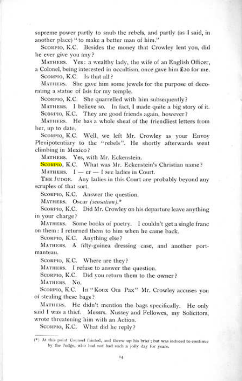 Original scan of The Rosicrucian Scandal, PDF page 14