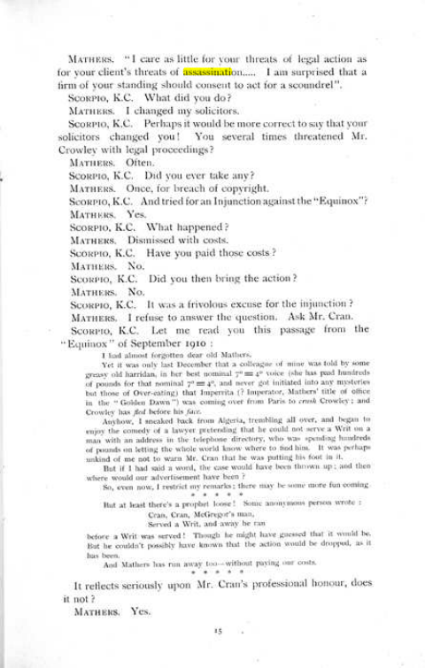 Original scan of The Rosicrucian Scandal, PDF page 15
