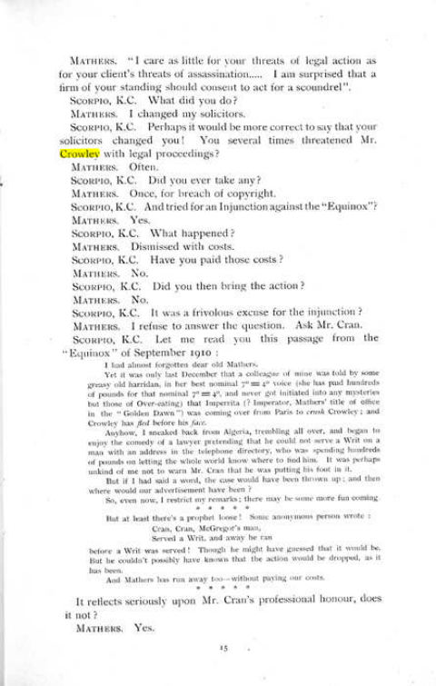 Original scan of The Rosicrucian Scandal, PDF page 15