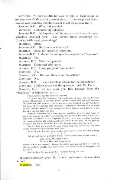 Original scan of The Rosicrucian Scandal, PDF page 15