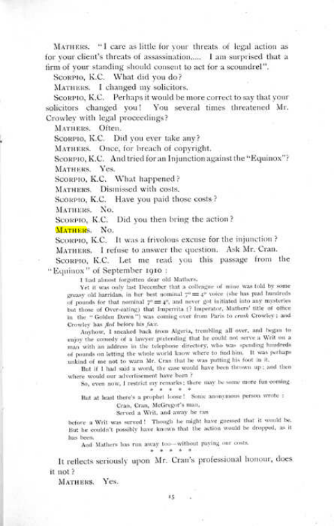 Original scan of The Rosicrucian Scandal, PDF page 15