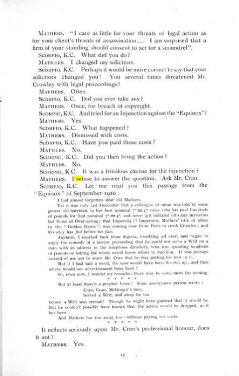 Original scan of The Rosicrucian Scandal, PDF page 15
