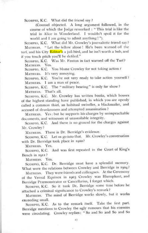 Original scan of The Rosicrucian Scandal, PDF page 17
