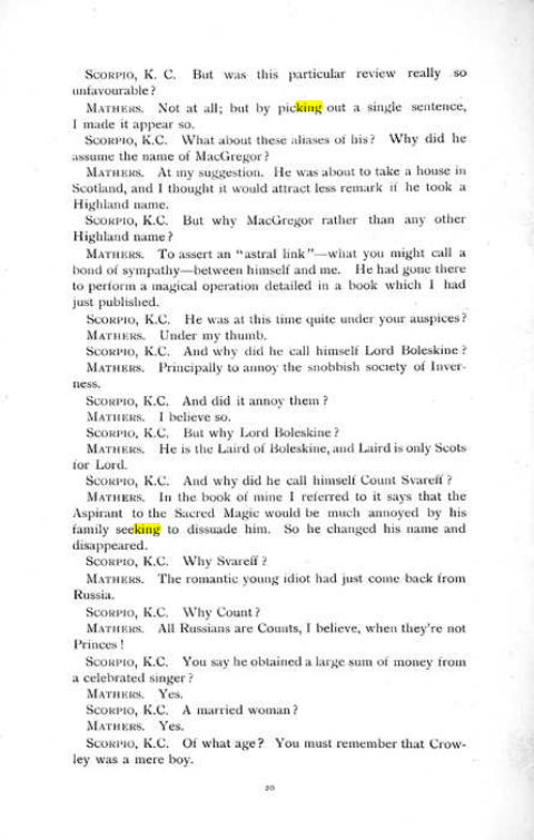 Original scan of The Rosicrucian Scandal, PDF page 20