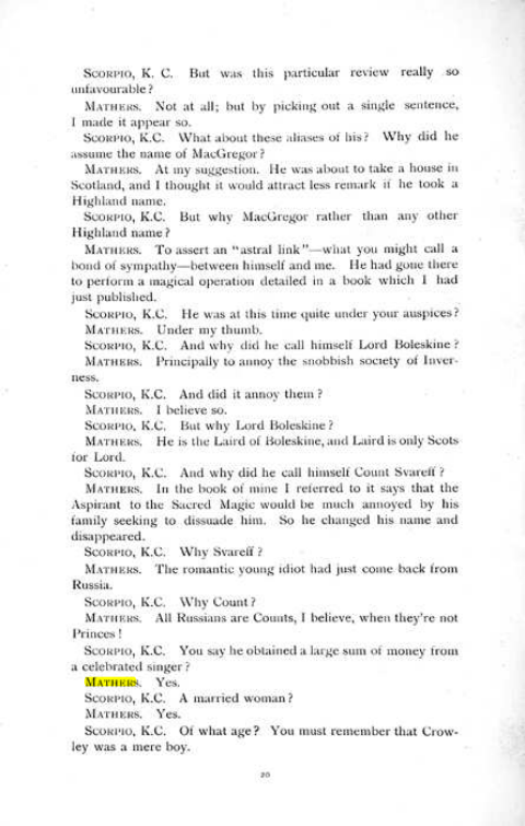 Original scan of The Rosicrucian Scandal, PDF page 20