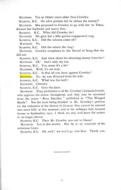 Original scan of The Rosicrucian Scandal, PDF page 21