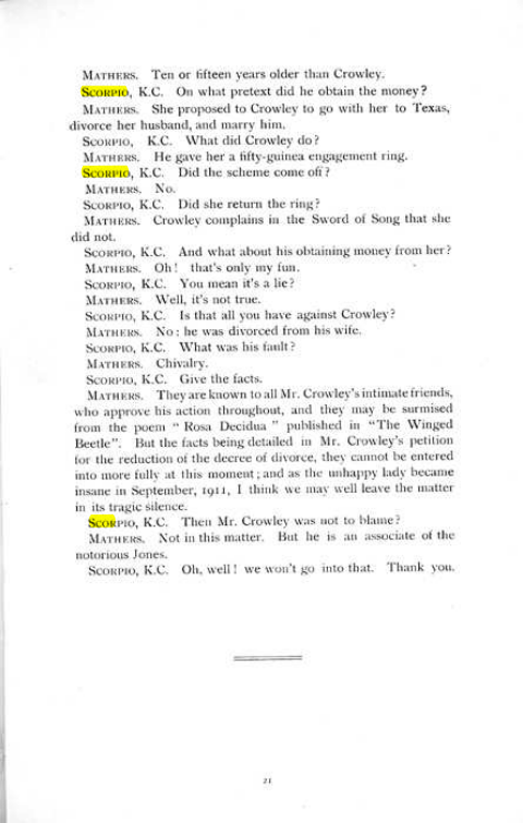 Original scan of The Rosicrucian Scandal, PDF page 21