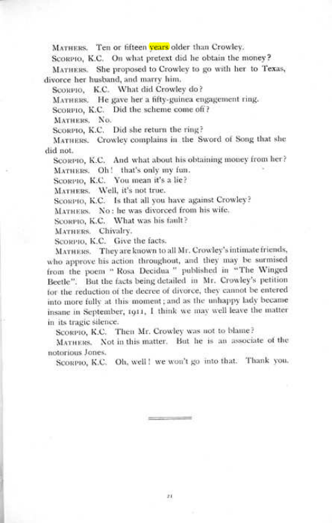 Original scan of The Rosicrucian Scandal, PDF page 21