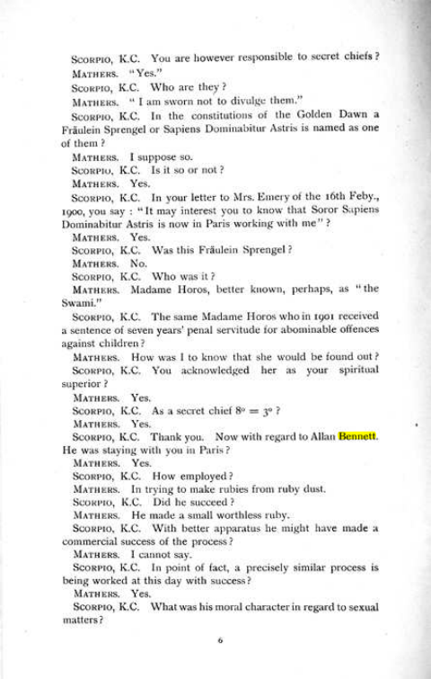 Original scan of The Rosicrucian Scandal, PDF page 6