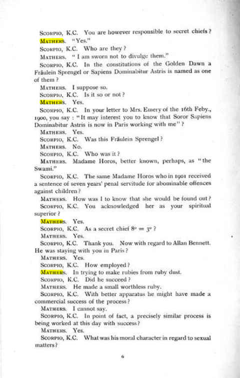 Original scan of The Rosicrucian Scandal, PDF page 6