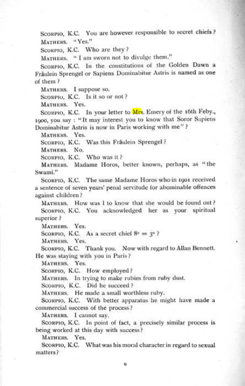 Original scan of The Rosicrucian Scandal, PDF page 6