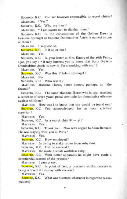 Original scan of The Rosicrucian Scandal, PDF page 6