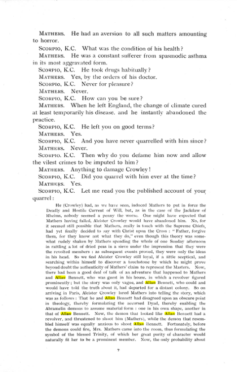 Original scan of The Rosicrucian Scandal, PDF page 7