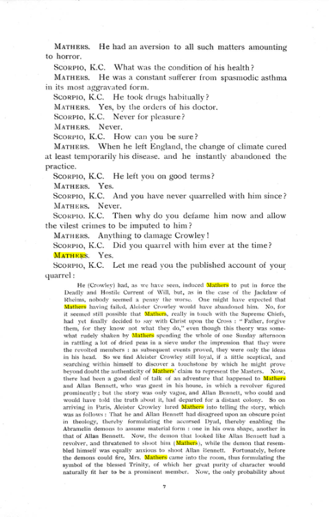 Original scan of The Rosicrucian Scandal, PDF page 7