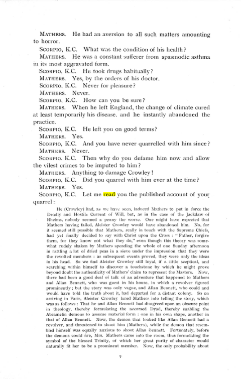 Original scan of The Rosicrucian Scandal, PDF page 7